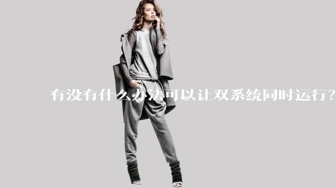 有没有什么办法可以让双系统同时运行？
