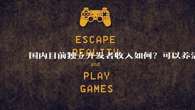 国内目前独立开发者收入如何？可以养活自己以及家人吗？