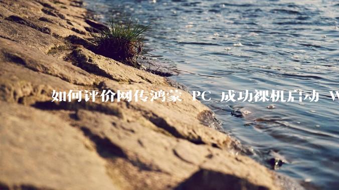 如何评价网传鸿蒙 PC 成功裸机启动 Windows ARM？