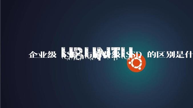 企业级 SSD 与消费级 SSD 的区别是什么？